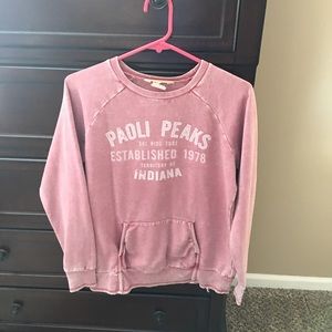 Paola peaks rugged sweatshirt